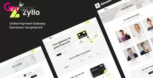 Zyllo - Online Payment Gateway Elementor Template Kit