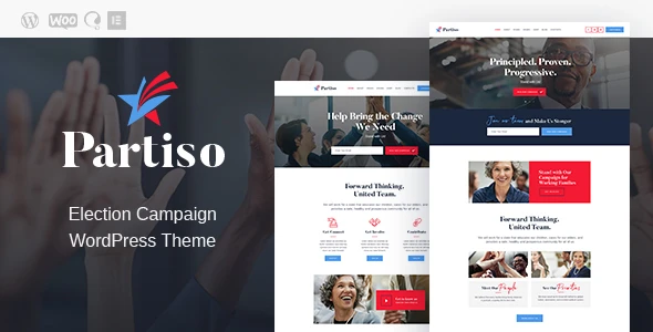 Partiso | Political WordPress Theme for Party & Candidate